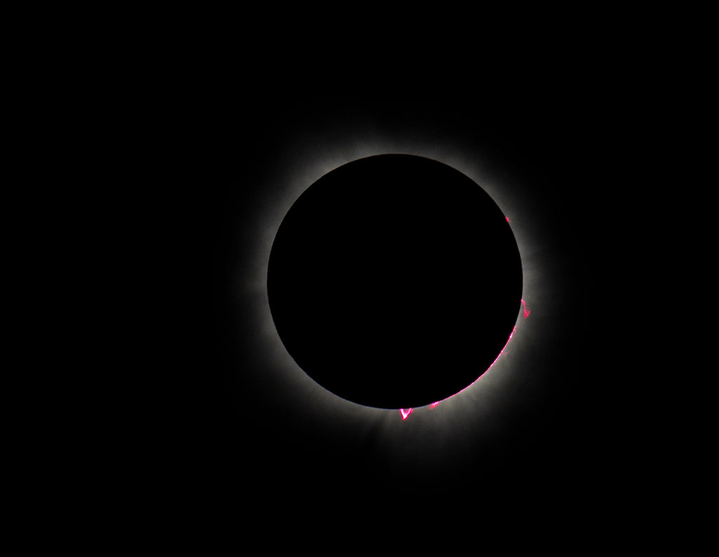 2024 Solar Eclipse Flare