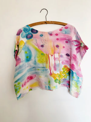 Hand Painted Boxy Top
