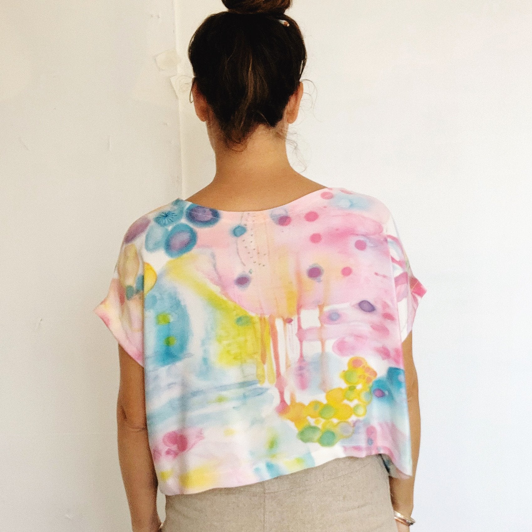 Hand Painted Boxy Top