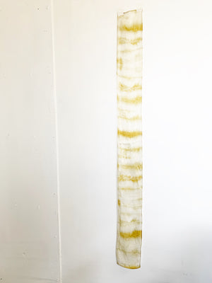 Silk Charmeuse Scarf Naturally Dyed with Pomegranate