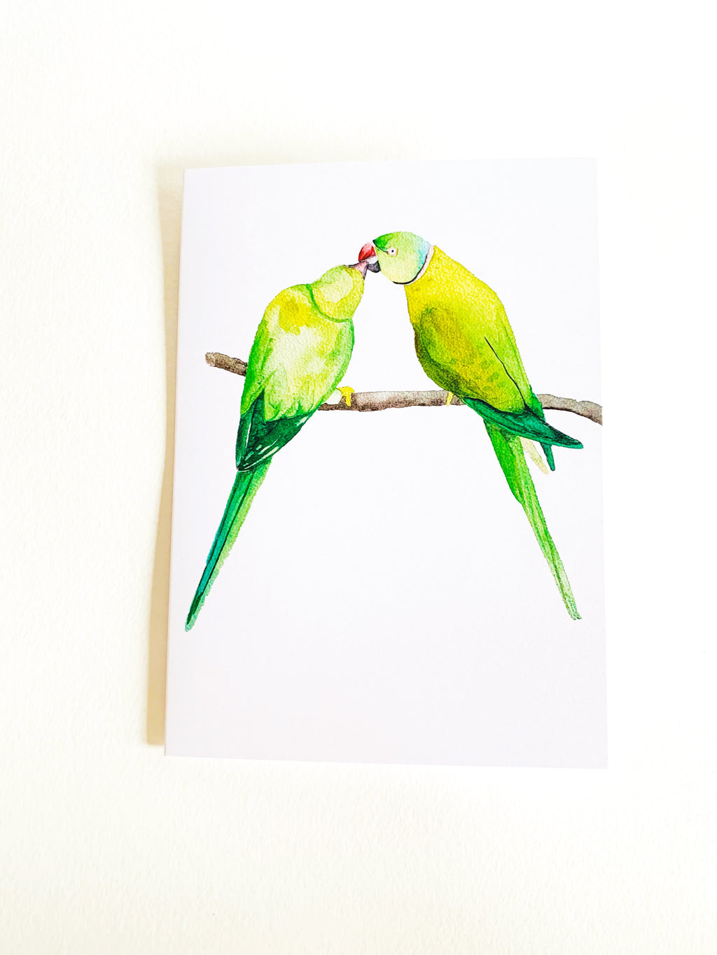 Ring Neck Parakeet Notecard
