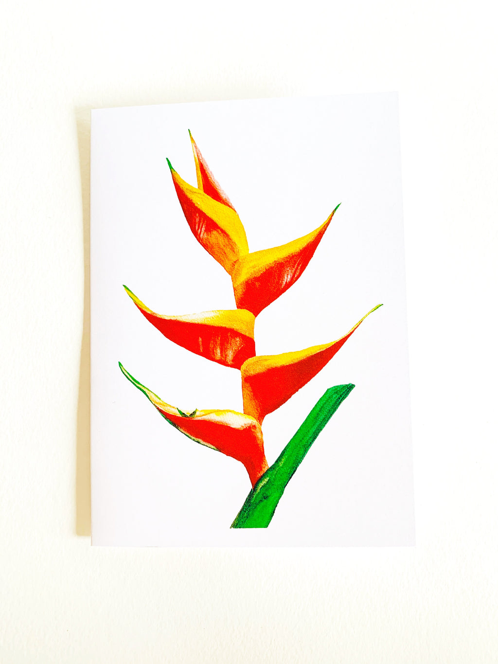 Heliconia Notecard