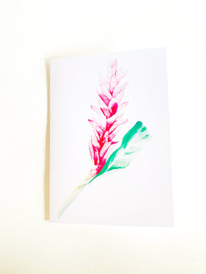 Pink Ginger Notecard