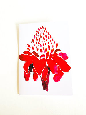 Torch Ginger Notecard
