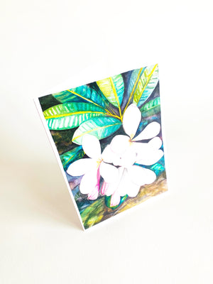 Plumeria Notecard