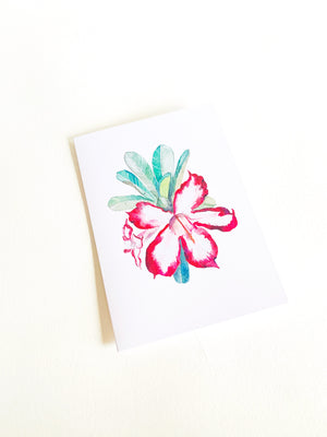 Desert Rose Notecard