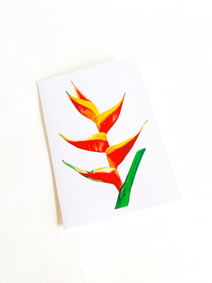 Heliconia Notecard