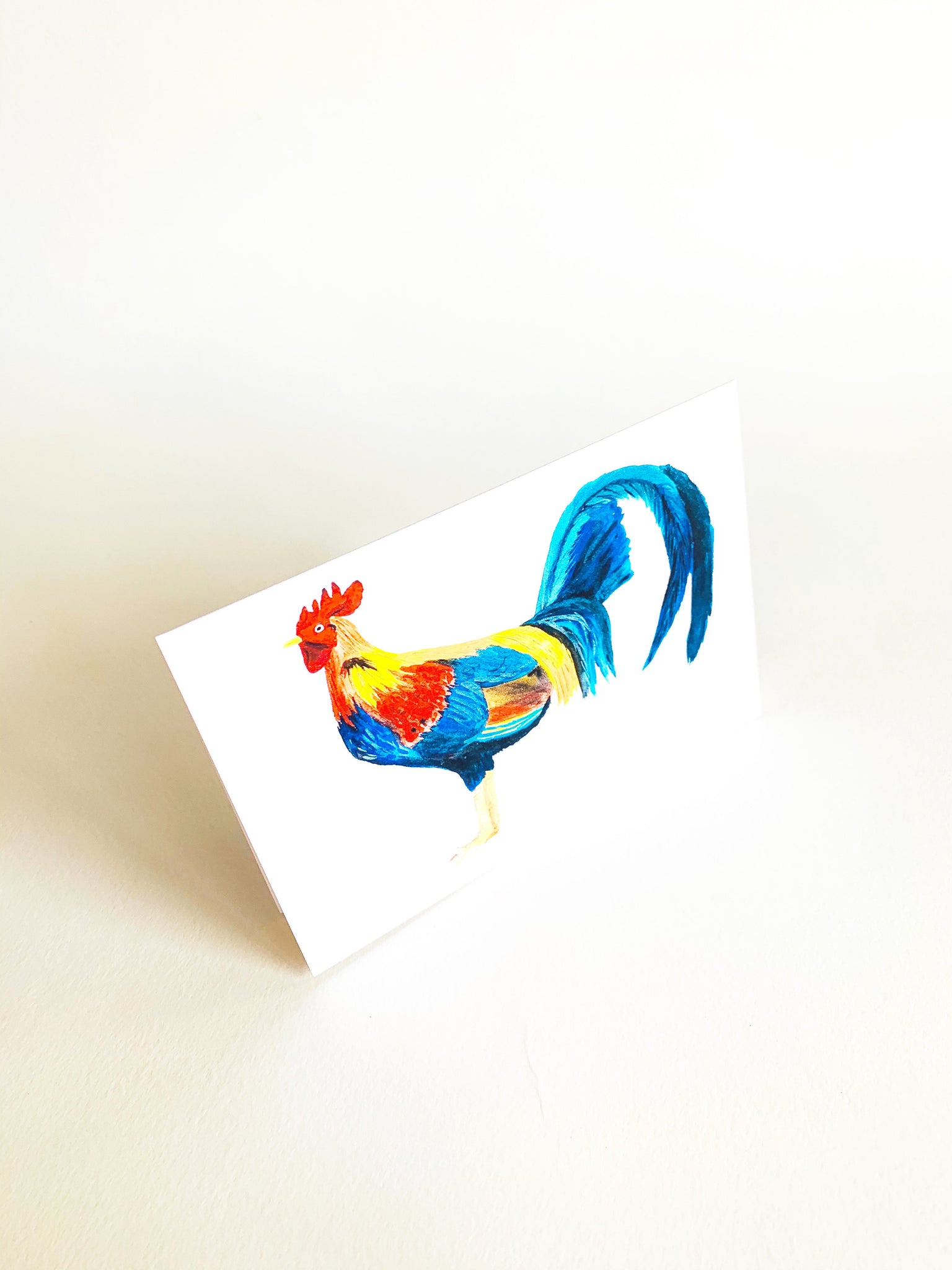 Rooster Notecard
