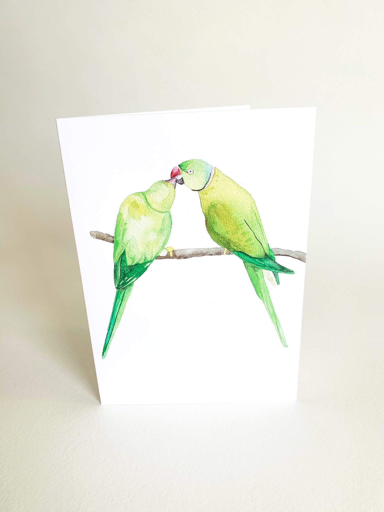 Ring Neck Parakeet Notecard