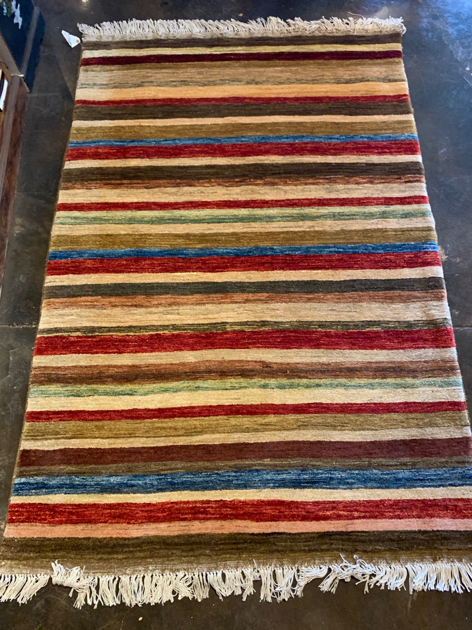 Handmade 4X6.2 wool rug