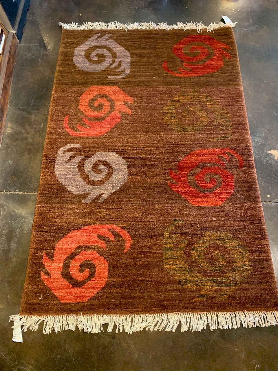 Handmade 4x6 wool rug