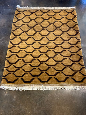 Handmade 4x6 wool rug