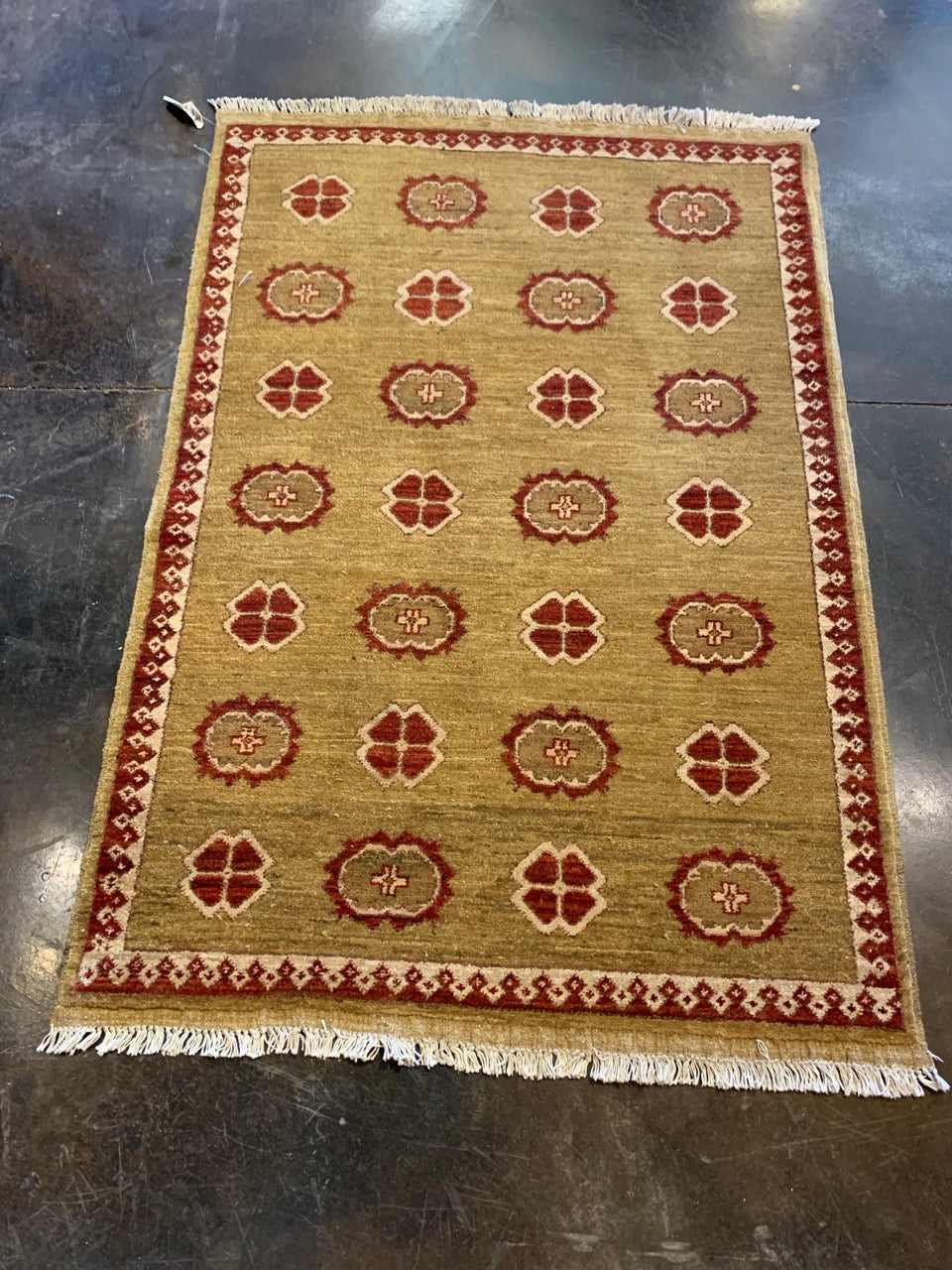 Handmade 4x6 wool rug