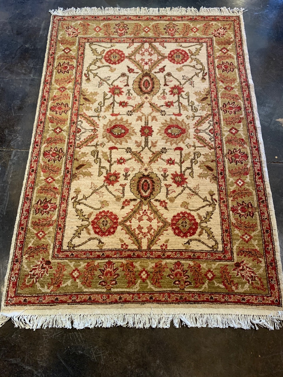 Handmade 4x6 wool rug