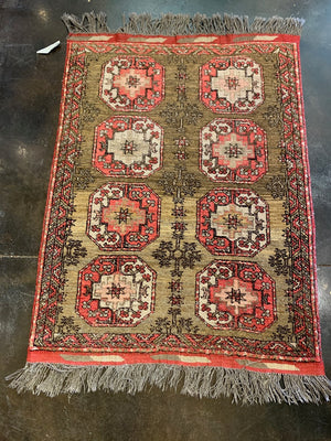 Handmade 4x6 wool rug