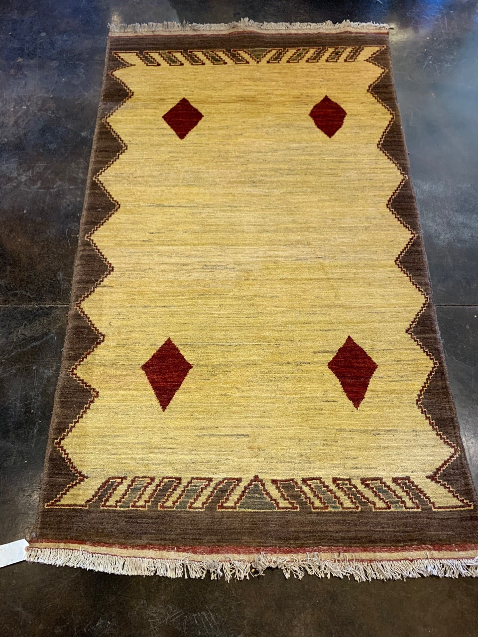 Handmade 4x6 wool rug