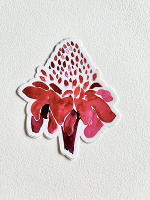 Torch Ginger Sticker