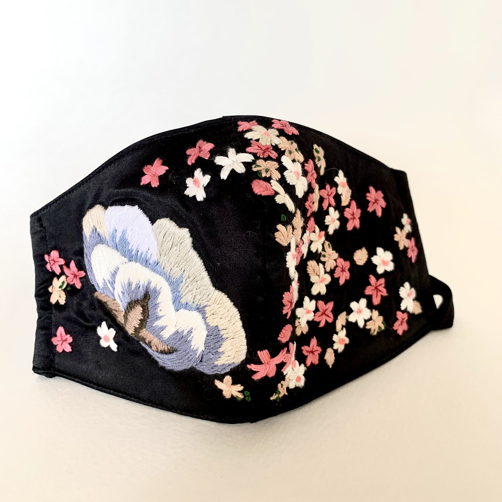 Custom Hand-Embroidered Mask