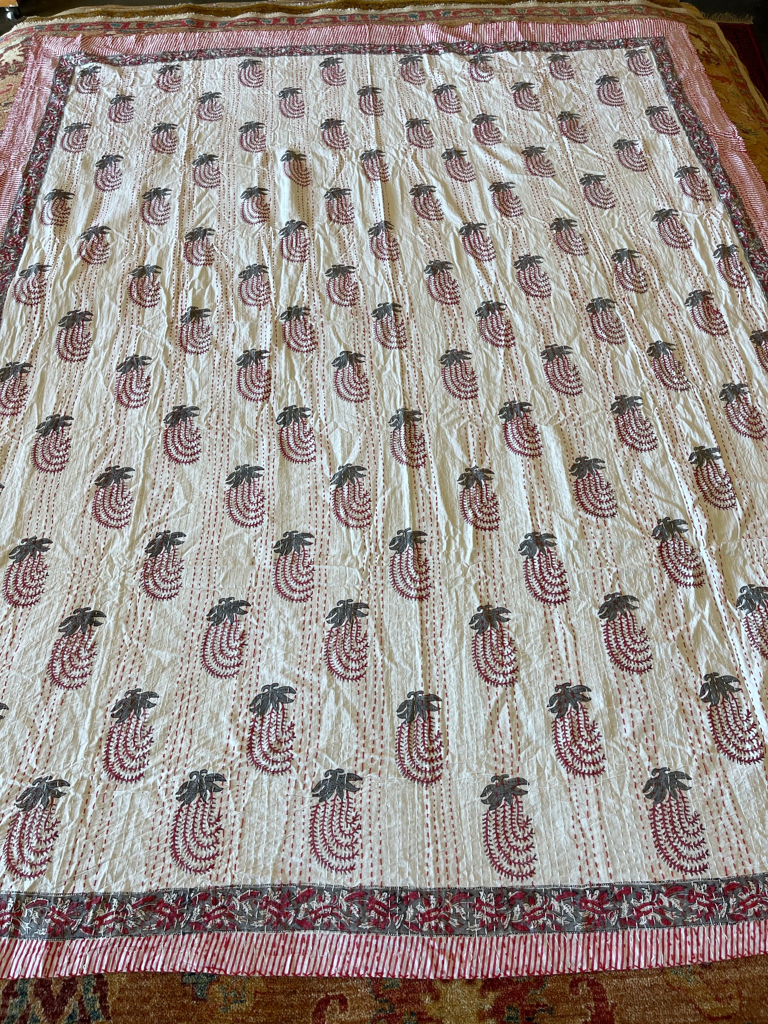 Handstitched King/Queen Quilt