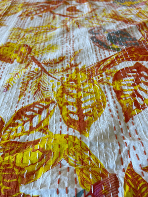 Handstitched Pueo King/Queen Quilt