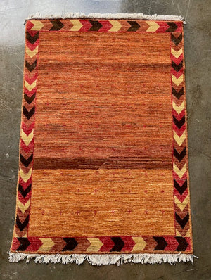 Handmade 4X6 wool rug