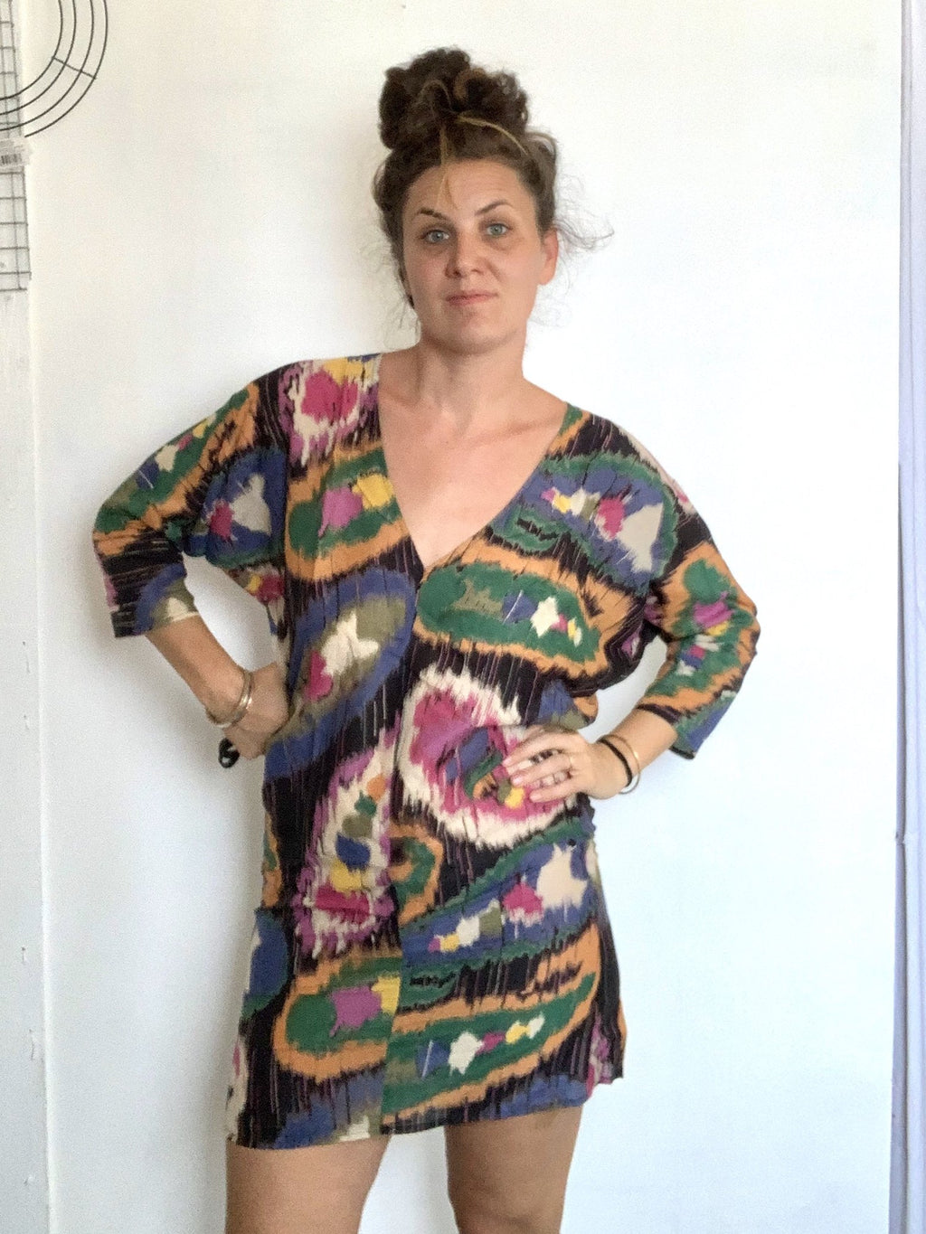 dolman sleeve dress