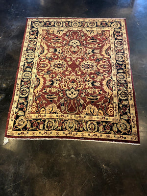 Handmade 5x7 wool rug